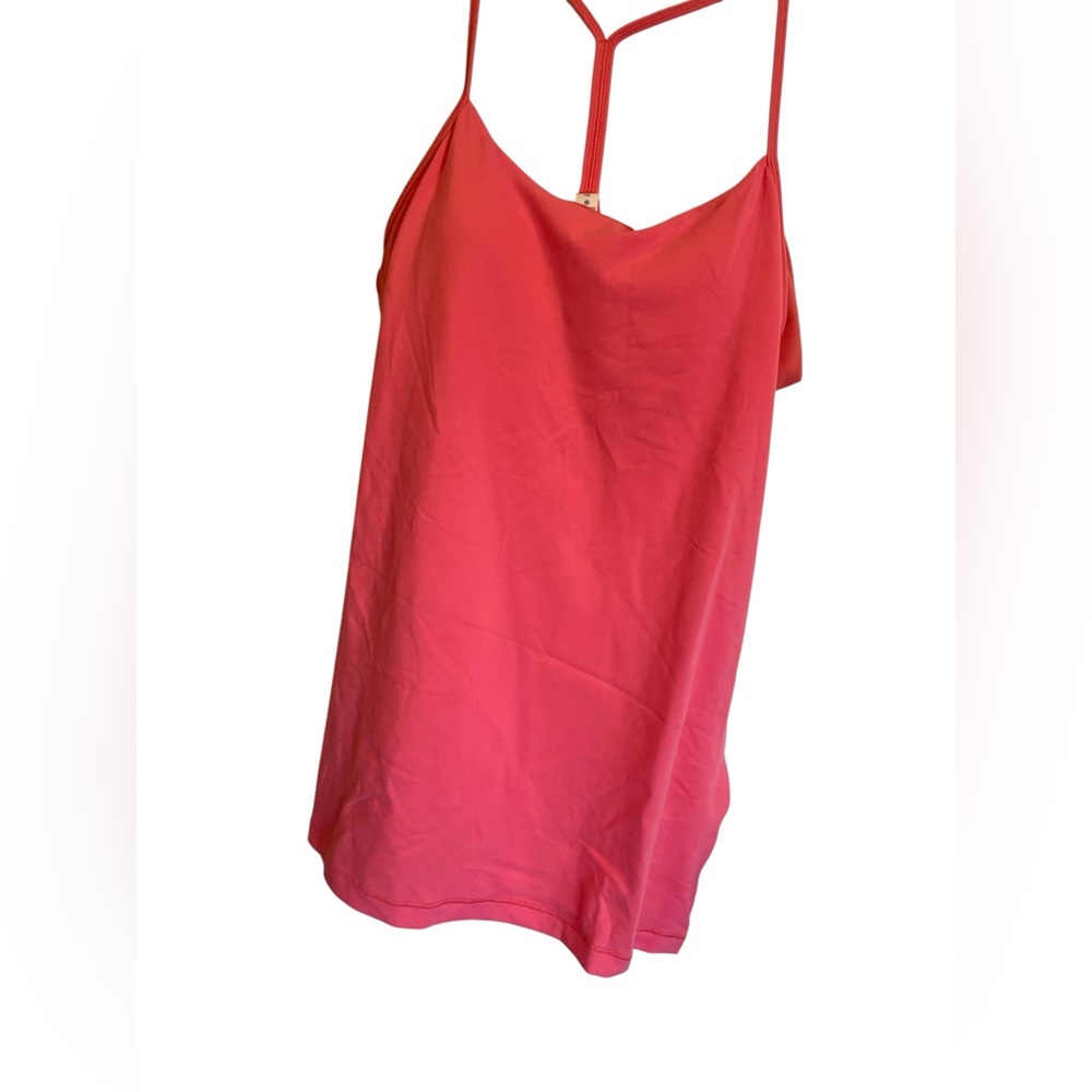 NWT Lululemon power pose tank FLASH LIGHT TONE PINK Size 10 - Picture 1 of 5